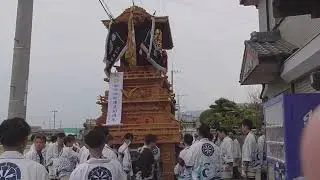 令和7年　御所神社遷座10周年記念祭　八丁屋台①
