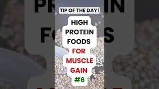 High Protein Foods for Muscle Gain 6 #quinoa #plantbaseddiet #musclebuilding #shorts #youtubeshorts