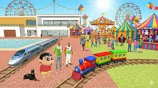 Carnival Festival Mela 🥳🎡 Franklin Purchased Bullet Toy Train 🚂 In Indian Theft Auto | New Update 🤑