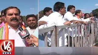 MLA Vinay Bhaskar Face To Face Over TRS Working President KTR Warangal Public Meet | V6 News