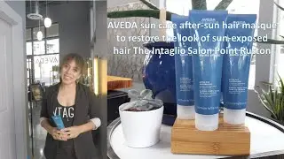 AVEDA sun care after sun hair masque to restore the look of sun exposed hair The Intaglio Salon Poin