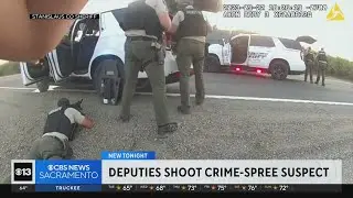 Video released of incident that resulted in deputies shooting suspect in Stanislaus County