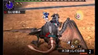 MHX　闘技大会　ゲリョス討伐　ソロ　Sランク　ニャンター　ファイト　4分47秒76