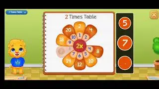 2 Times Table | Table of Two | 2 &times; 1 = 2