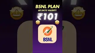 BSNL 91 Calling Plan 60 Days validity #Shortsfeed #Shorts #BSNL #BSNL91recharge