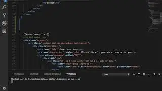 Golang app - Template