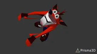 Crash and the apple