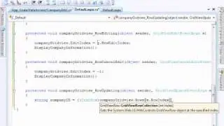 Lesson 4 (Part 5) Gridview AJAX Validators ASP.NET C#