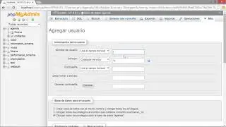 Curso de MySQL 5 6 y phpMyAdmin   09 Crear usuario