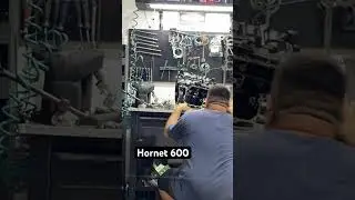 Desmontando motor hornet 600 #hornet600f
