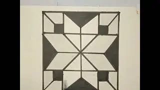 3D star ✨ optical illusion drow step by step star ⭐✨#3d #art #drawing