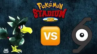 Pokemon Stadium 2 - Free Battle #13b (Murkrow vs Unown)