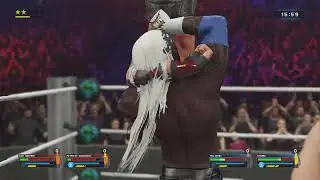 PETER ST EDMONDS & ACE ARCHER VS TED WEST & STORM (TABLES IRONMAN TAG)