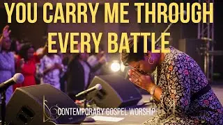 &ldquo;You Carry Me Through Every Battle |  Powerful Worship Lyric Video.