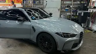 Тонировка стекол класса люкс для BMW M4 Competition 2026 года, 5% по всему периметру.