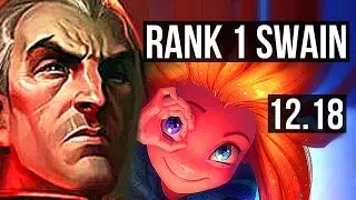 SWAIN vs ZOE (MID) | Rank 1 Swain, 7/1/9 | KR Challenger | 12.18