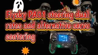Flysky PA01 Steering dual rates and alternative way to centre servo.