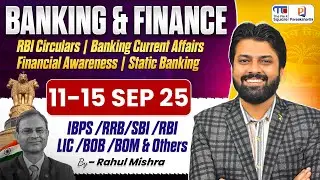 Banking & Finance | 11 - 15 September 2025 | RRB Scale 3 - 2025 | @ThePieRSquare
