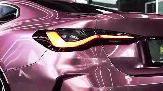 IChanger Morning Pink Film! #Carwrap #vinylwrap #vehiclewrap #ichanger #cartok 