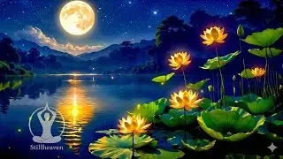 Moonlit Lake Calm &ndash; 4 Hours of Dreamy Harp & Night Nature Sounds for Deep Sleep