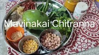 🥭 &ldquo;Mavinakai Chitranna Recipe | Raw Mango Rice South Indian Style&rdquo;