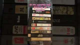 All 10 vhs cassettes 500+ courier contact 9916735152
