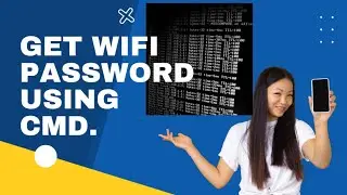 Get Wi-Fi password using command prompt. CMD.