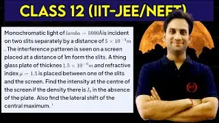 Monochromatic light of lambda &lambda; = 5000 &Aring; is incident on two slits separated by a distance of 5 &times; 10