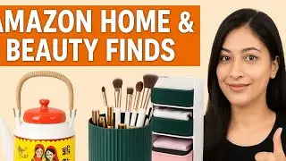 Amazon Home & Beauty Finds | Ceramic Kettle, Clothes Organizer & Makeup Organizer Review 