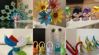 3d Origami Tutorial  | 3d Origami paper swan |