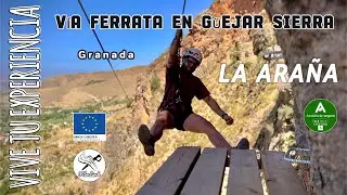 Granada: Vía Ferrata La Araña en Güejar Sierra con @ Filoclimb