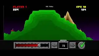 Pocket tank game review  !! pocket tank game in mobile
