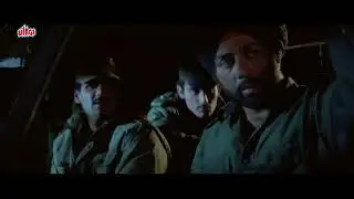 बॉर्डर: Border (1997) Movie scenes| BlockbusterHindi Patriotic Movie | Sunny Deol | SunielShetty