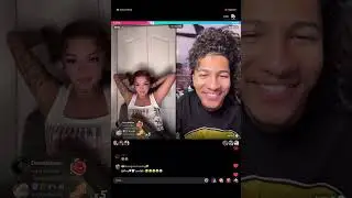 Kayla with Perez Hilton, Kiara and others Sunday TikTok live video