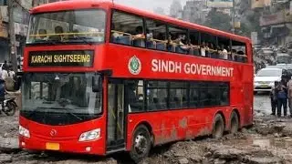 Double-Decker Bus Service Launched in Karachi | Molana Aasim khan Farooqi
