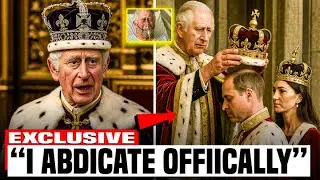 King Charles BREAKS IN TEARS After His Abdication