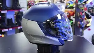 Shark CityCruiser Open Face Helmet Dual Silver/Blue