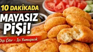 Dışı &Ccedil;ıtır İ&ccedil;i Yumuşacık Pişi Tarifi | Kahvaltıya En Kolay Mayasız Pişi