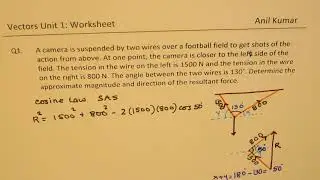 Vectors Introduction Worksheet Unit 1 MCV4U Complete Solution - EDEXCEL - GCSE