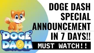 DOGE DASH - ANNOUNCEMENT | DASH OF THE DEAD 3D NFT GAME & MORE *MUST WATCH*