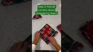 Napkin Tree Tutorial 🎄 How to fold napkins to look like trees 🌲