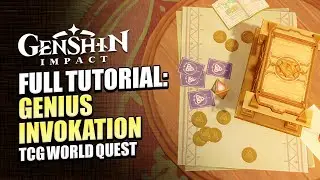 Genius Invokation TCG Full Tutorial Quest | Battlefield Of Dice, Cats, & Cards | Genshin Impact 3.3