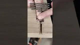 Precision Wood Carving with Sharp V-Chisel