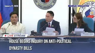 LIVE: House begins hearing on anti-political dynasty bills | Jan. 27