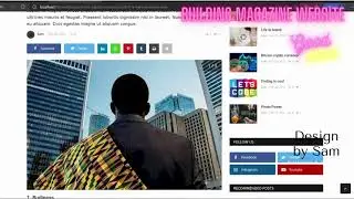 Magazine website
