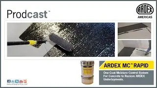 ARDEX MC&trade; RAPID One Coat Moisture Control System for ARDEX Underlayments Prodcast&reg;