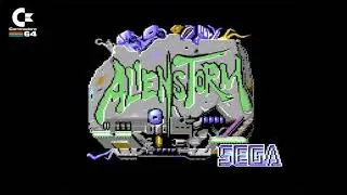 Alien Storm (Sega 1990) - C64 Tape Cassette Loading Screen / Title Music / Main Menu Archive