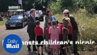 Duchess of Cambridge hosts picnic at her Back to Nature garden
