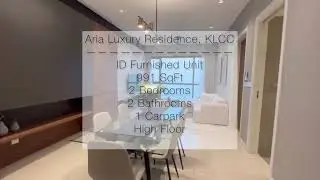 Aria Luxury Residence KLCC - [For Sale] - 991 SqFt, 2 Bedrooms, 2 Bathrooms with 1 Carpark
