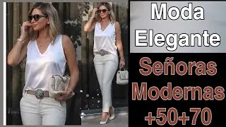 MODA ELEGANTE PARA SE&Ntilde;ORAS DE 50 60 Y 70 A&Ntilde;OS OUTFITS SOFISTICADOS MUJERES MADURAS